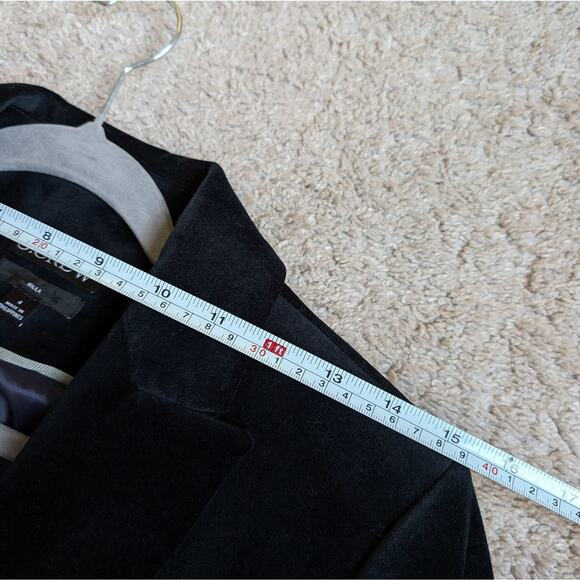 J.Crew Velvet Willa Black/Navy Blazer, size 4 - Picture 10 of 11